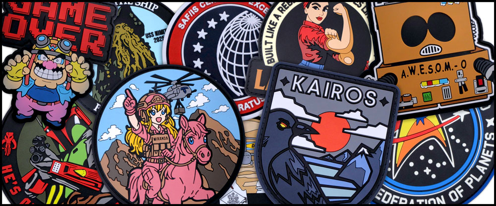 PVC Patch Collage from Pinoypatches.PH