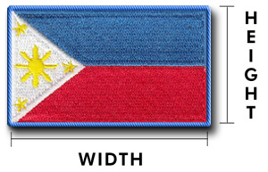 Patch Measurements from Custom Patches from Pinoypatches.PH